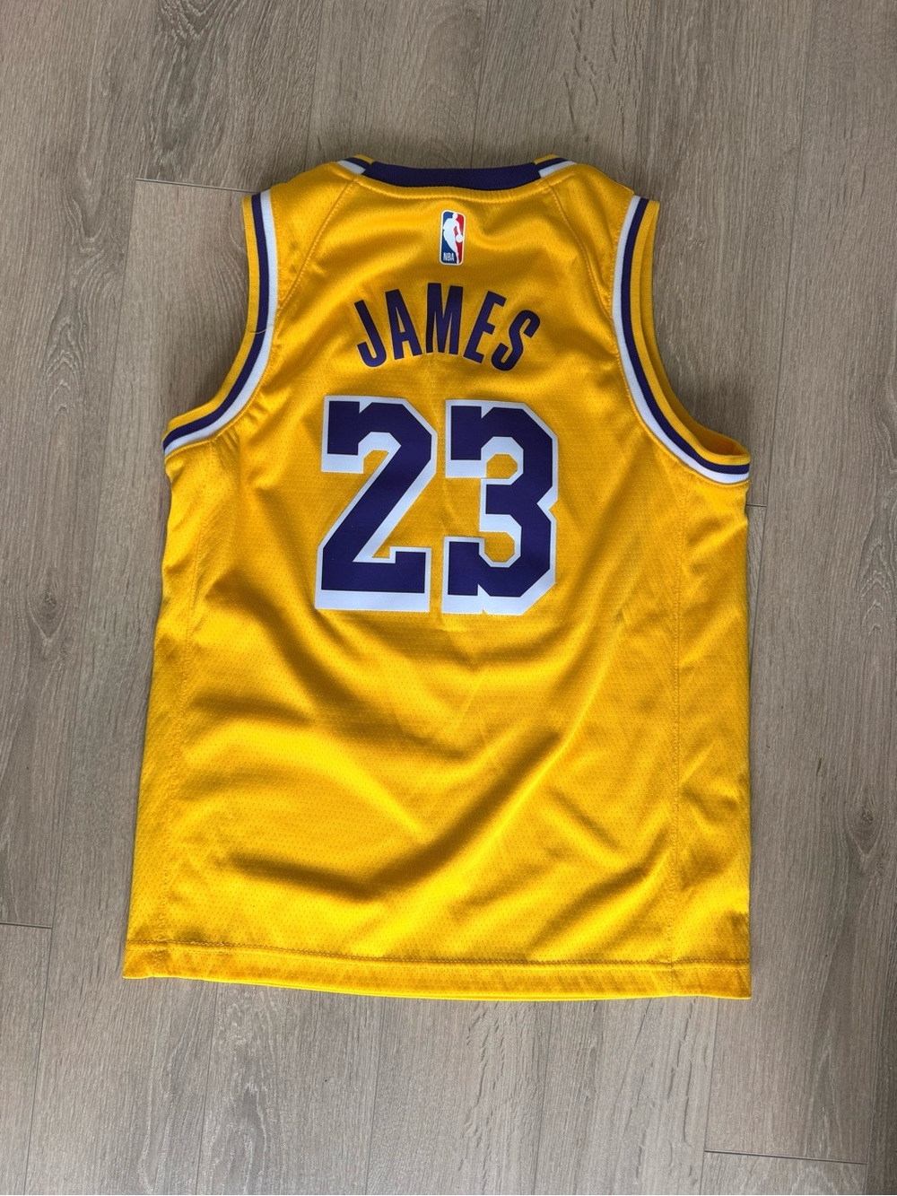 Nike NBA LeBron James #23 Los Angeles Lakers Dri-FIT Jersey – Youth Medium